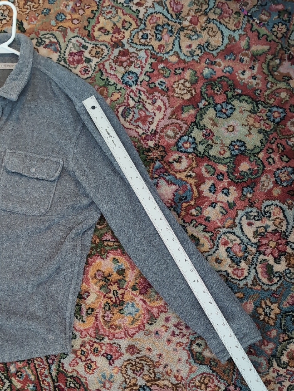 Outerknown Gray Hightide Snap Button Shirt - Picture 4 of 7